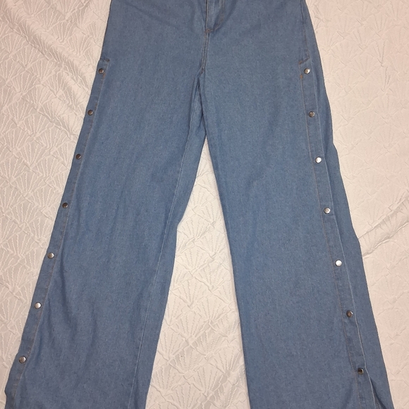 Sans Souci Wome Size M Light Blue Denim - Picture 16 of 16